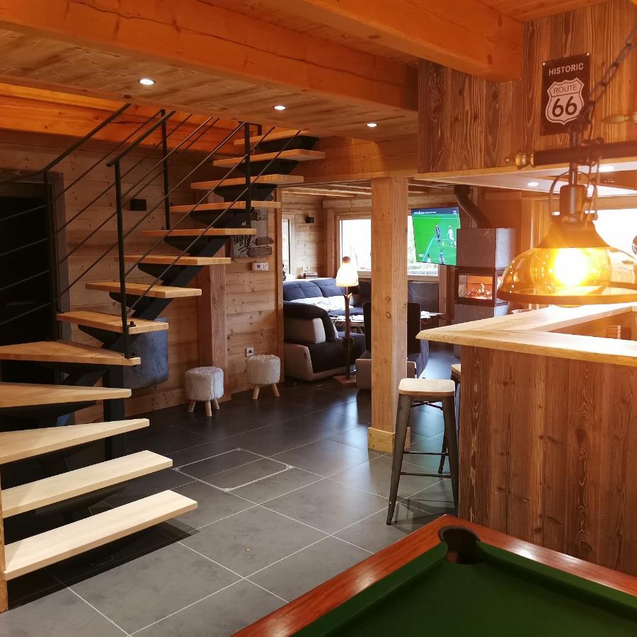 Nouveau Chalet M.Meta 12 Pers Sauna,Jacuzzi,Billard 종루프 롱지메르 외부 사진