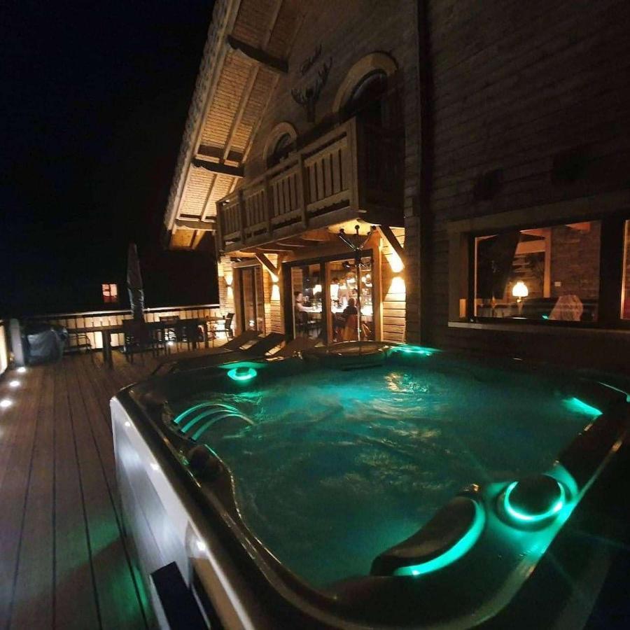 Nouveau Chalet M.Meta 12 Pers Sauna,Jacuzzi,Billard 종루프 롱지메르 외부 사진